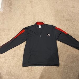 UGA long sleeve quarter-zip jacket